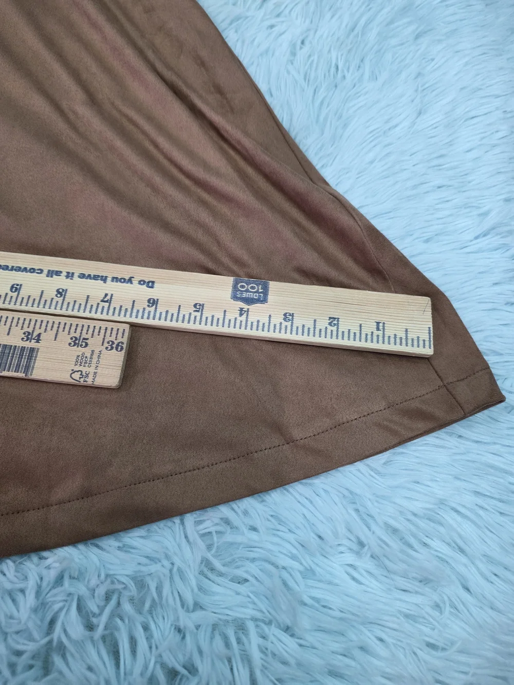 Brown Flared Maxi Skirt‎ - Women's